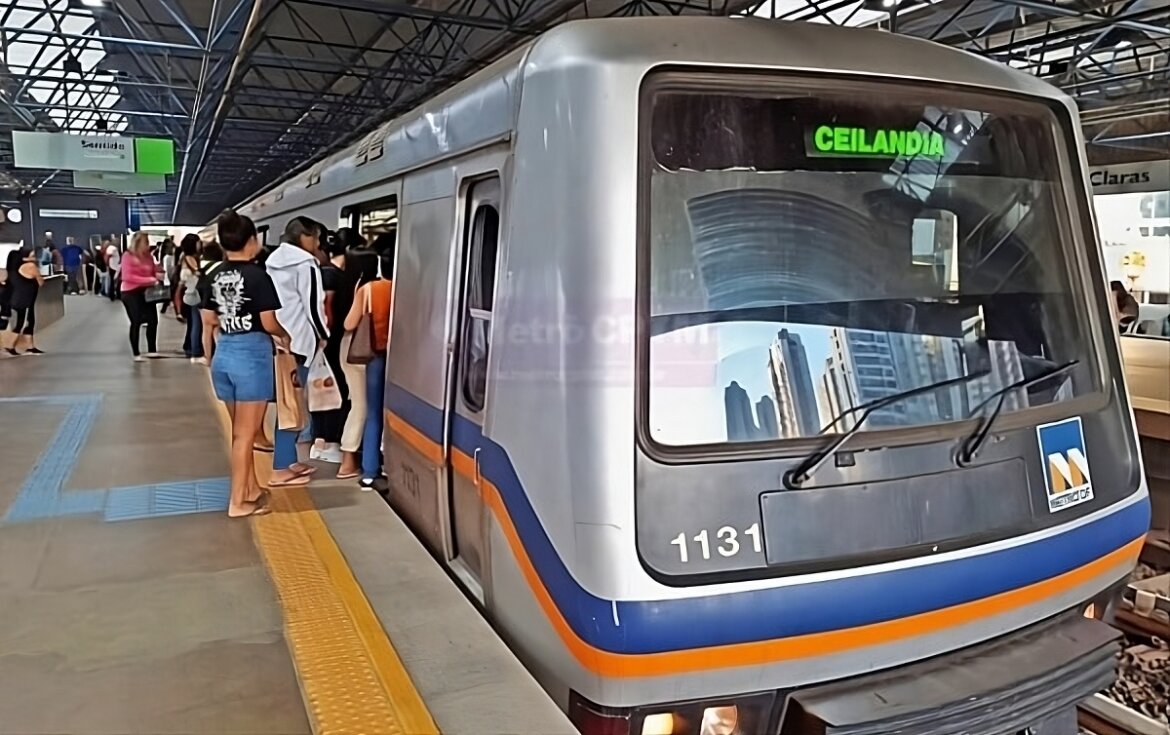 Alguns trens, como estes da série 1000, datam da inauguração da empresa, há 24 anos | Foto: Divulgação/Metrô-DF